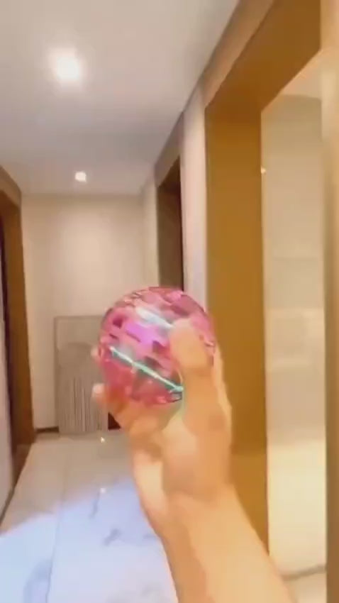 Spinner volador recargable con luces LED